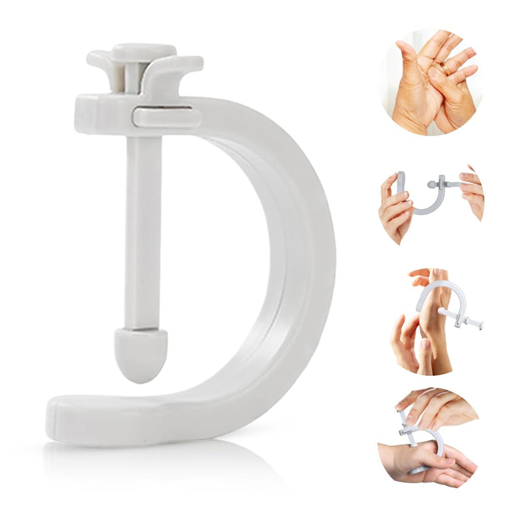 HANNEA Acupressure Press Clip Adjustable Acupressure Press Clip Acupressure Stimulator for Hands, Wrist, Foot Portable Travel Acupressure Press Clip for Pain Relief, Stress and Anxiety Reduction HANNEA Acupressure Press Clip Adjustable Acupressure Press Clip Acupressure Stimulator for Hands, Wrist, Foot Portable Travel Acupressure Press Clip for Pain Relief, Stress and Anxiety Reduction